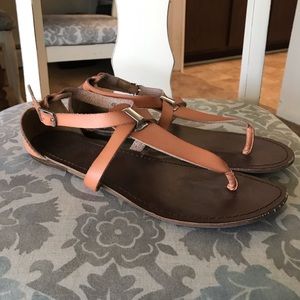 Brown Sandals-Wms 10